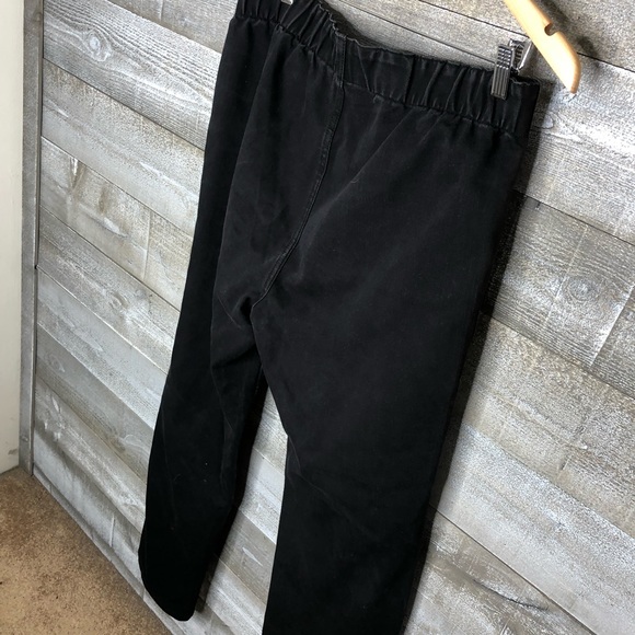 Soft Surroundings black wide leg lounge stretchy waistband wfh beach pants - Picture 3 of 3